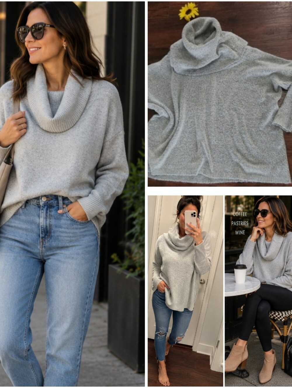 Dreamers by Debut Cowl Neck Sweater from Nordstrom 🏵